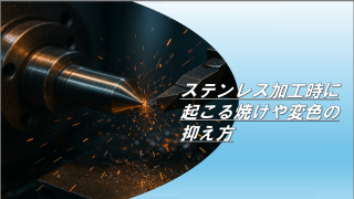 ステンレス加工時に起こる焼けや変色の抑え方