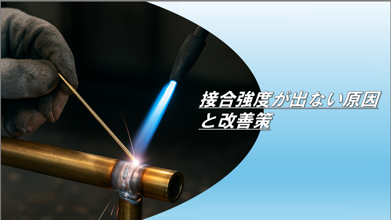 接合強度が出ない原因と改善策