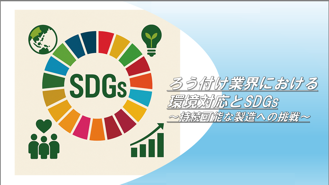 ろう付け業界における環境対応とSDGs：持続可能な製造への挑戦