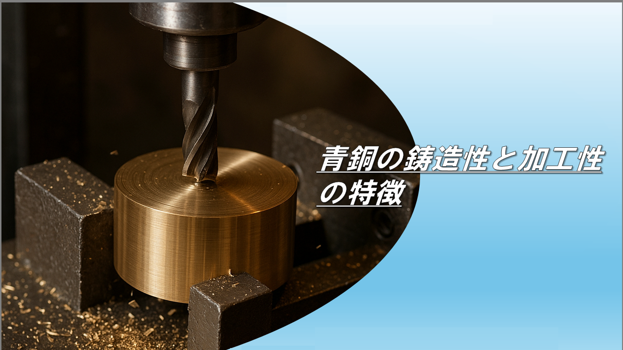 青銅の鋳造性と加工性の特徴｜北東技研工業株式会社