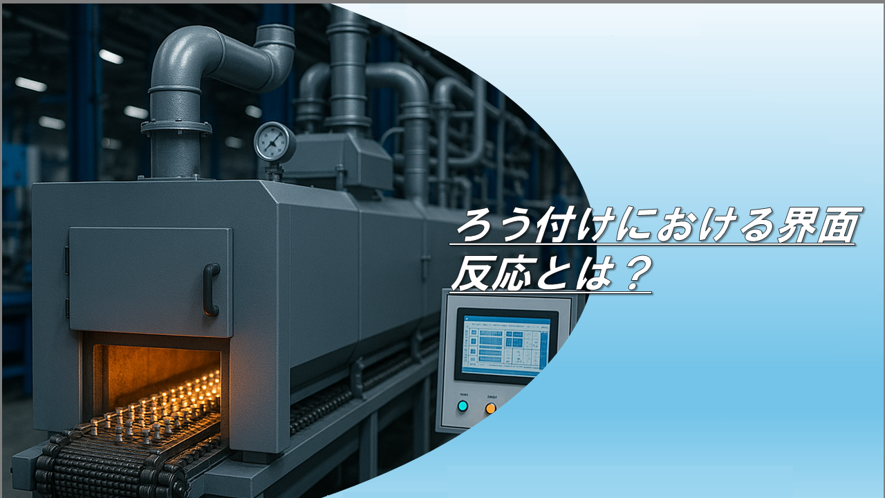ろう付けにおける界面反応とは？