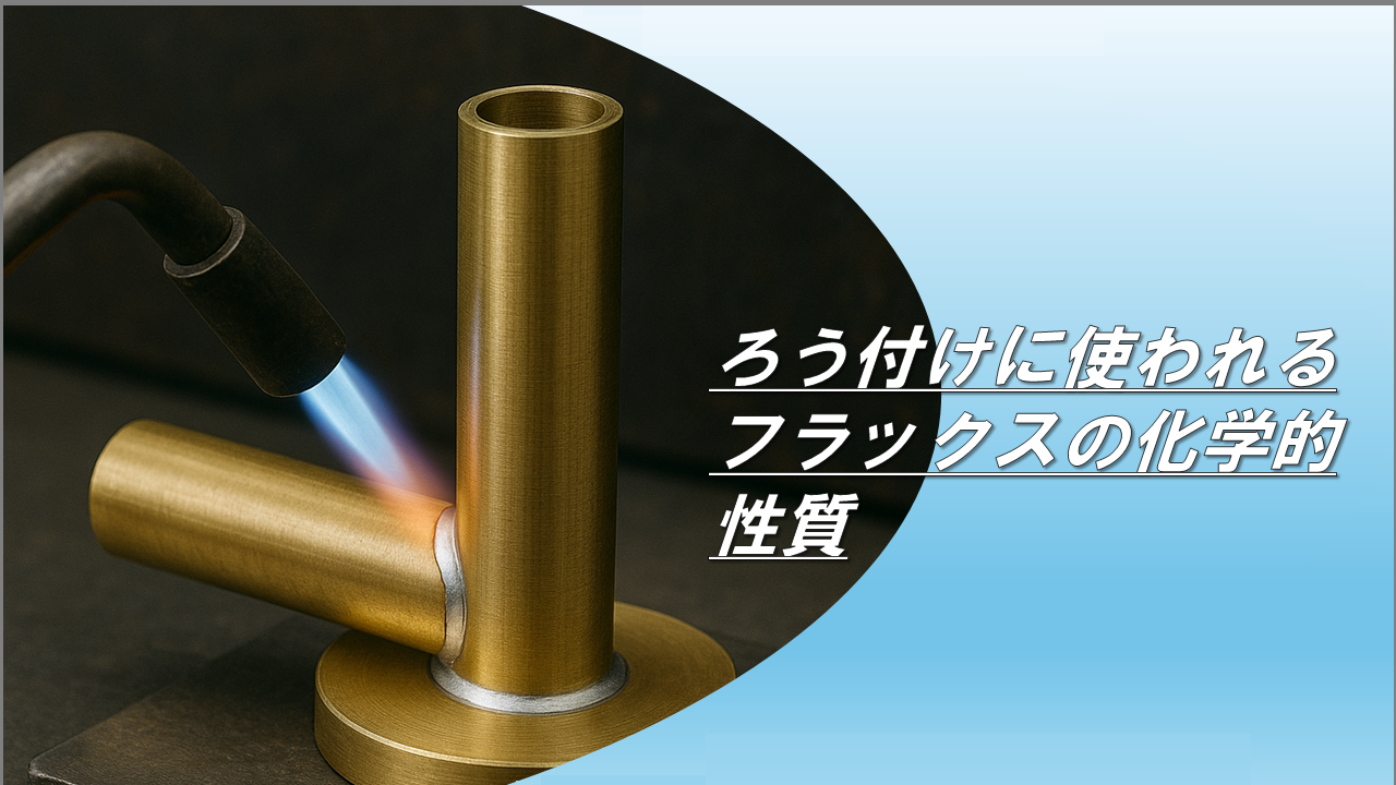 ろう付けに使われるフラックスの化学的性質